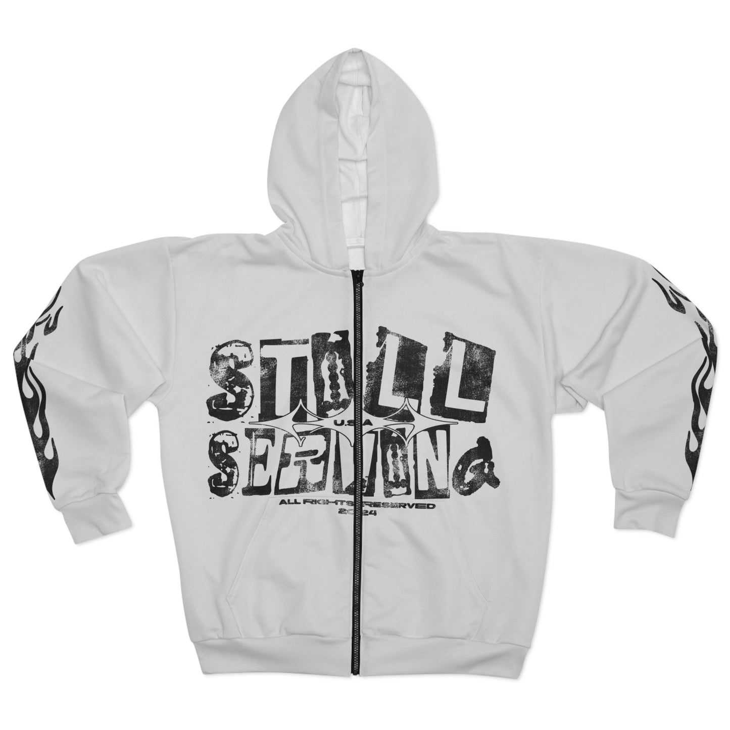 Still Serving 2K24 Zip Up Hoodie